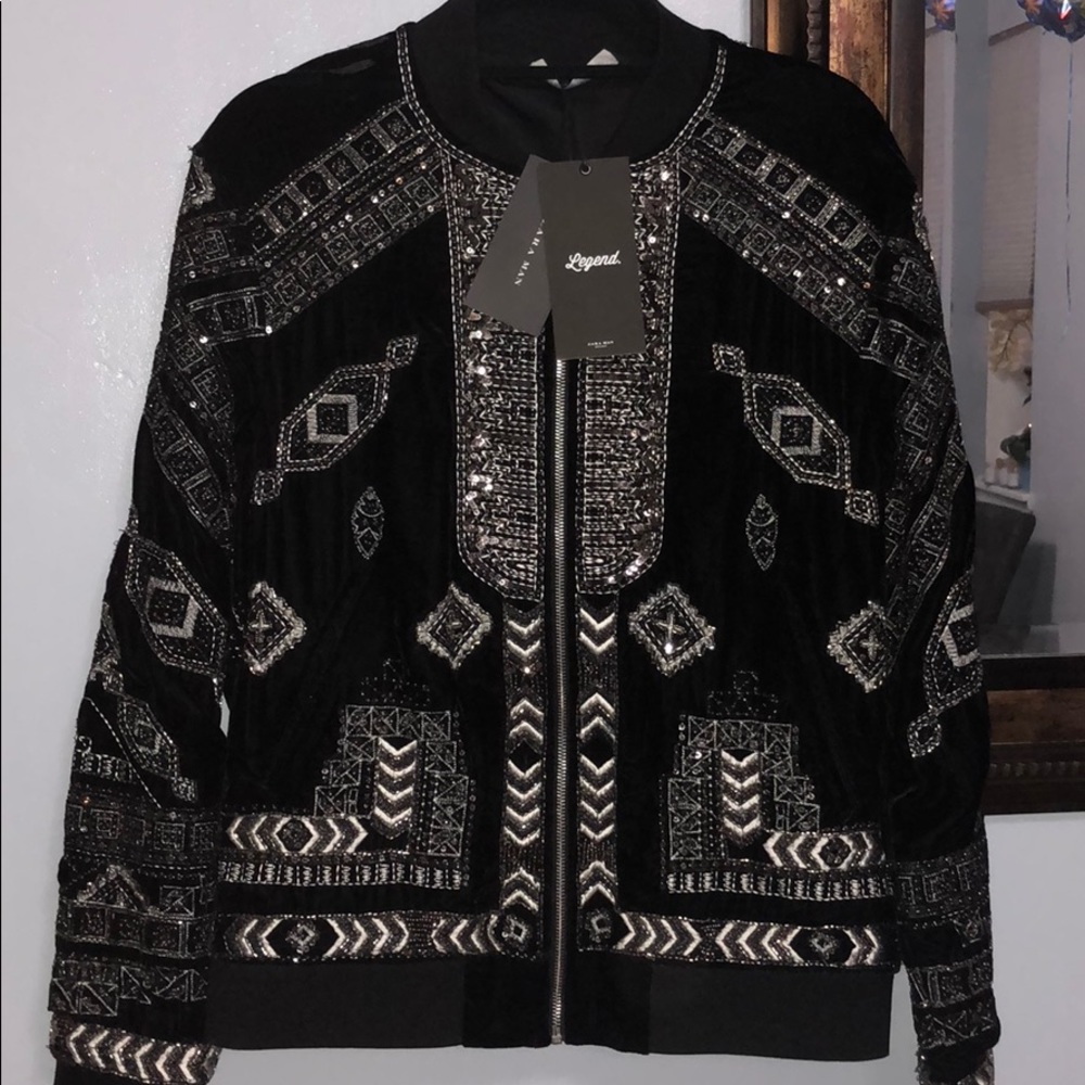 Zara men limited edition velvet jacket